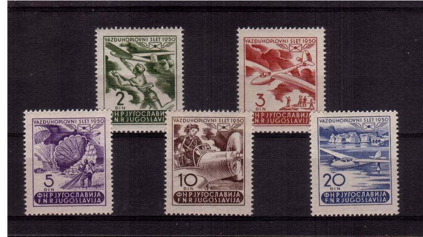Third Aeronautical Meeting<br/>
A superb unmounted mint set of five. SG Cat 48