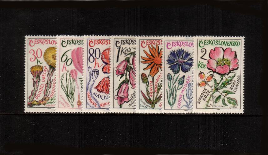 Medicinal Plants<br/>
A fine very lightly mounted mint set of seven.<br/>SG Cat 21.00