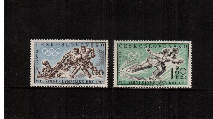 Winter Olympic Games set of two superb unmounted mint.</br>SG Cat 19.25