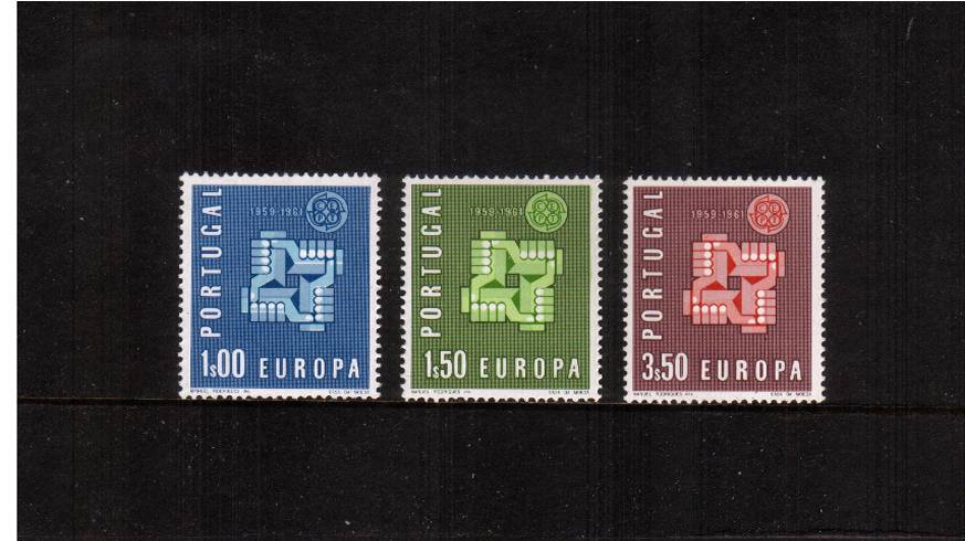 EUROPA<br/>
A superb unmounted mint set of three. SG Cat 4.50