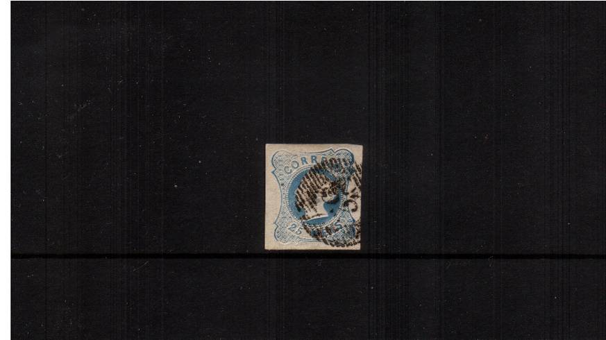 25r Blue<br/>
A superb fine used single with four large margins. SG Cat 29