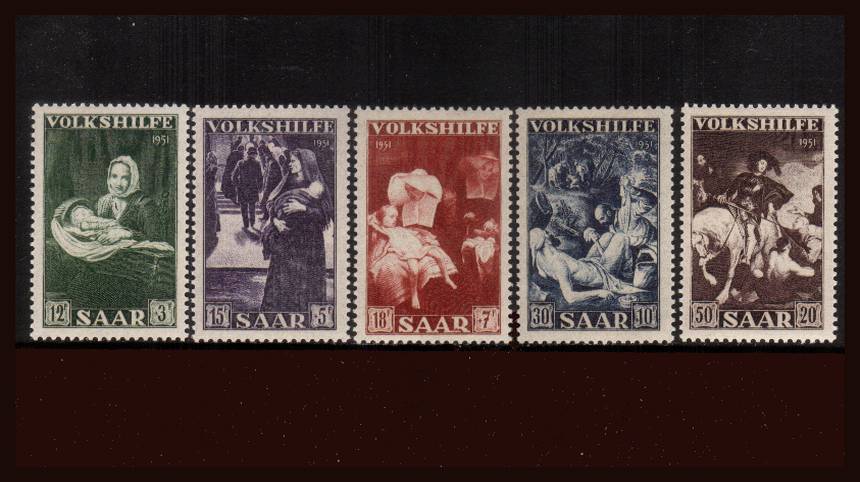 National Relief Fund<br/>
A superb unmounted mint set of five. SG Cat 80
<br/><b>QAQ</b>