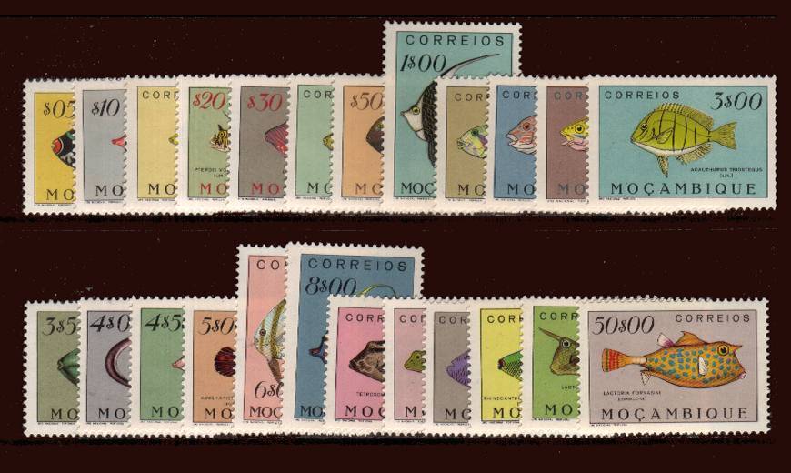The ''Fishes'' set of twenty-four superb unmounted mint.<br/>One of the most famous thematic sets in philately!<br/>A rare set to find unmounted mint.   SG Cat 200
<br/><b>QAQ</b>