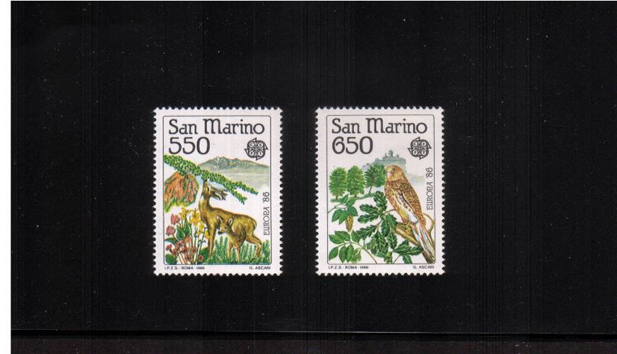 EUROPA - Wildlife set of two
<br/>SG Cat 39