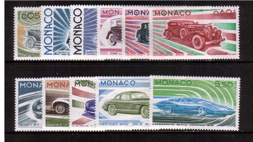 History of the Motor Car<br/>
A superb unmounted set of eleven. SG Cat 49