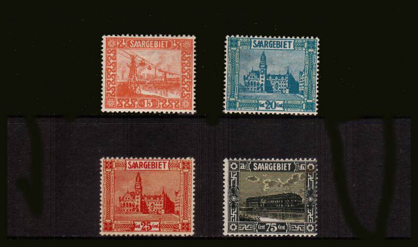 The pictorial set of four good mounted mint.<br/>SG Cat 60