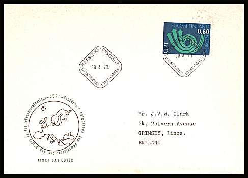 EUROPA single
<br/>on an illustrated First Day Cover with special cancel<br/><br/>


Note: The MICHEL catalogue prices a FDC at x4.5 times the used set price