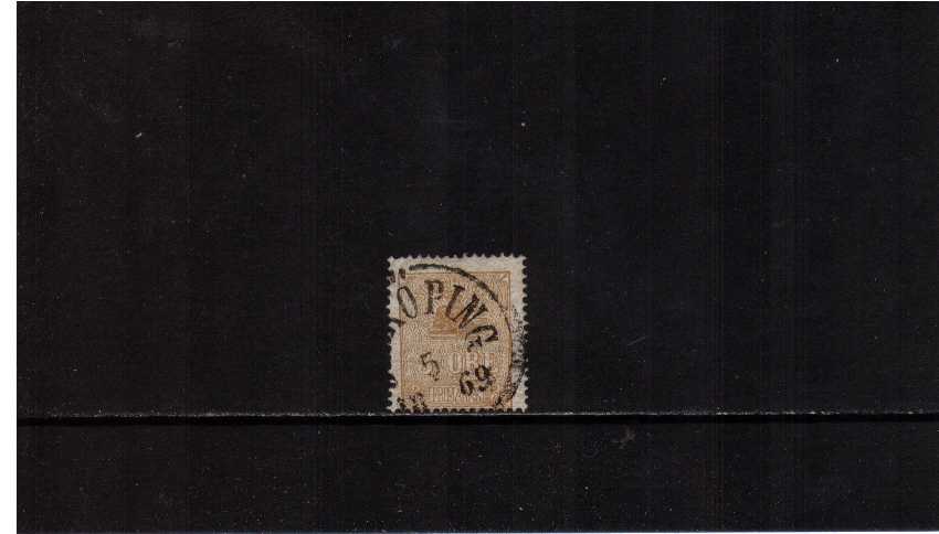 3o Bistre-Brown - Type II - superb fine used with the cancel well clear of the design that shows this stamp is Type II. Pertty! SG Cat 140