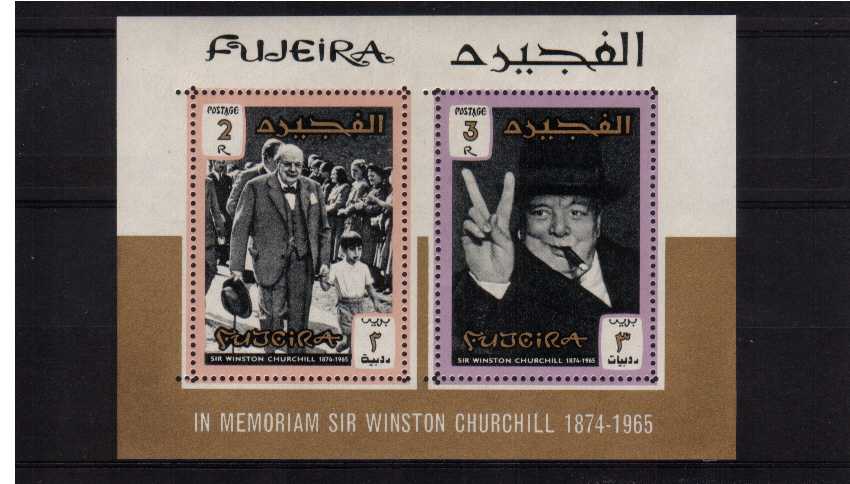 Churchill Commemoration minisheet superb unmounted mint