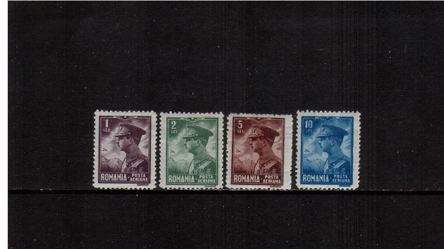 The Airman set of four good mounted mint.