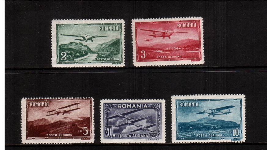 The AIR set of five superb unmounted mint.