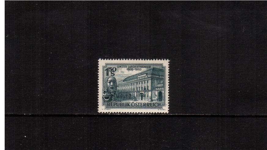 150th Anniversary of Linz National Theatre.<br/>A superb unmounted mint single.