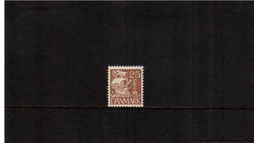 25or Brown - Die I - ''Caravel'' definitive single<br/>
A superb unmounted mint single