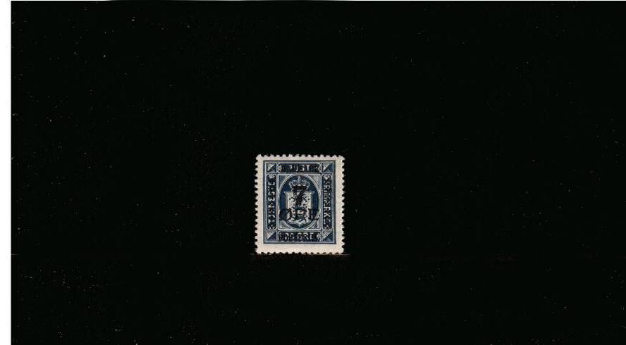 7or on 20or Deep Blue<br/>
The top value of the set superb unmounted mint.
