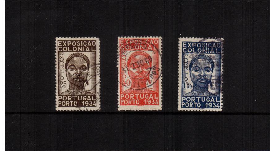 Colonial Exhibition<br/>
A good used set of three. SG Cat �