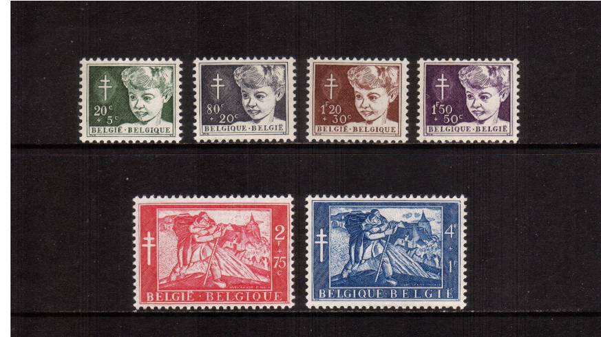 Anti-Tuberculosis and other Funds<br/>
A superb unmounted mint set of six> SG Cat 47
