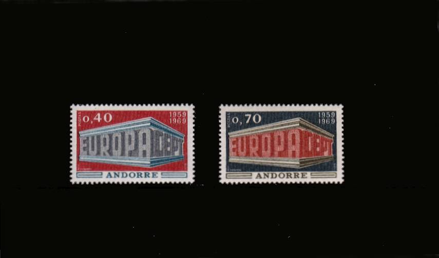 EUROPA - ''Colonnade''<br/>A superb unmounted mint set of two
<br/>SG Cat �.00