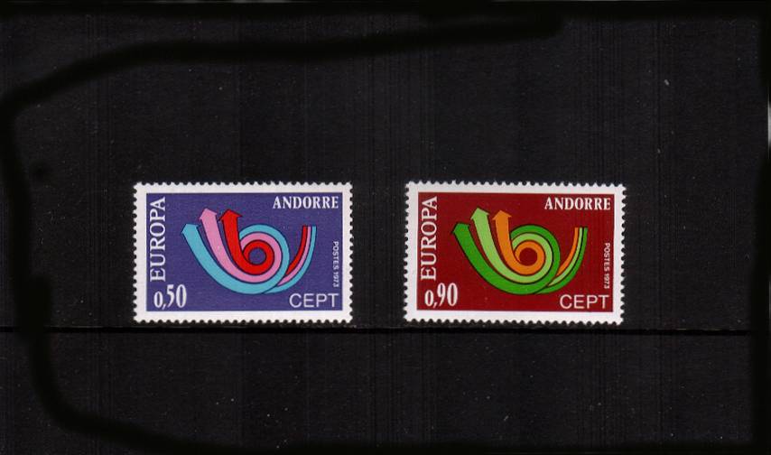 EUROPA - ''Posthorn''<br/>A superb unmounted mint set of two
<br/>SG Cat �.00