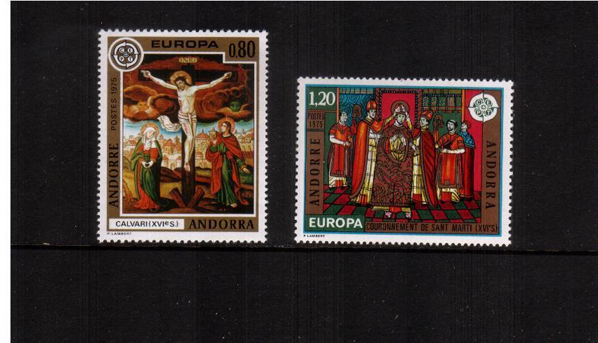EUROPA - Paintings<br/>
A superb unmounted mint set of two
<br/>SG Cat �.50