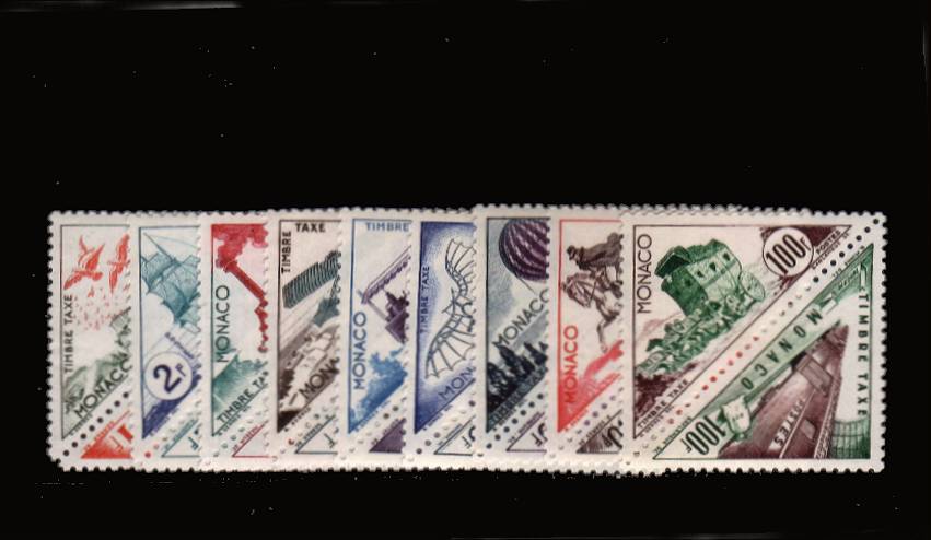 Forms of Transport<br/>
The POSTAGE DUE set of eighteen superb unmounted mint. A rare set! SG �0