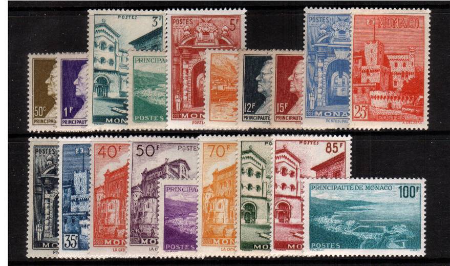 The Pictorials set of nineteen with<br/>
New Values and Colours superb unmounted mint. SG Cat �0
