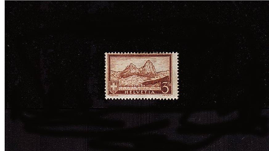 3F Red-Brown<br/>
An average mounted mint stamp. SG Cat �