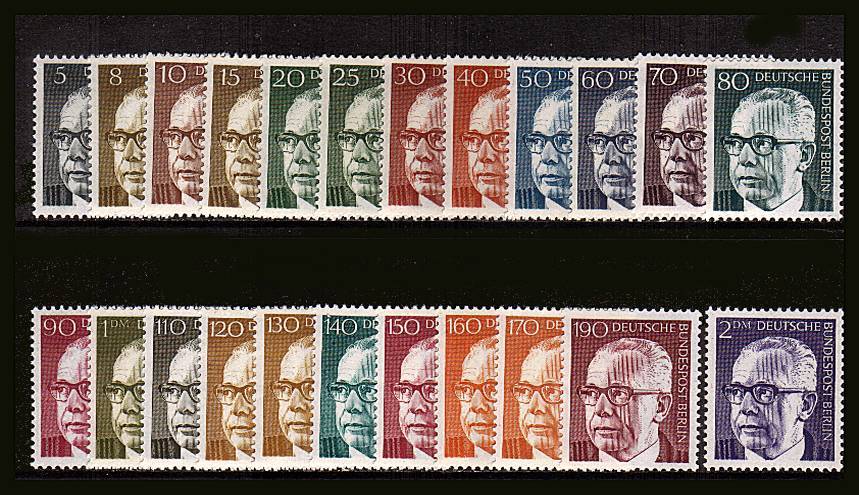 The President Heinemann set of twenty-three superb unmounted mint.<br/>
SG Cat £36