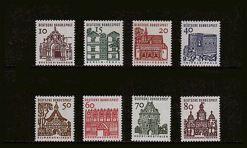 Twelve Centuries of German Architecture<br/>
A superb unmounted mint set of eight.
