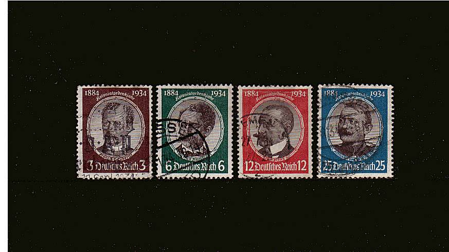 German Colonisers' Jubilee<br/>
A used set of four. SG Cat 43