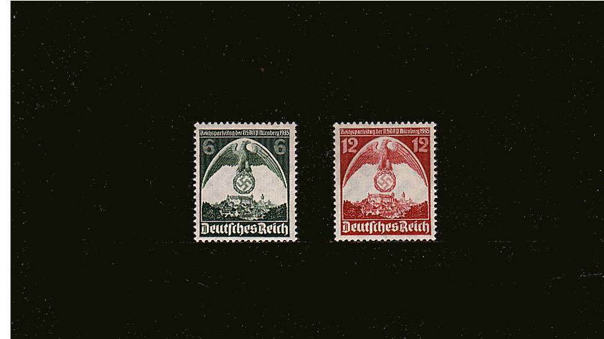 Nuremberg Congress<br/>
A superb unmounted mint set of two. SG Cat 28