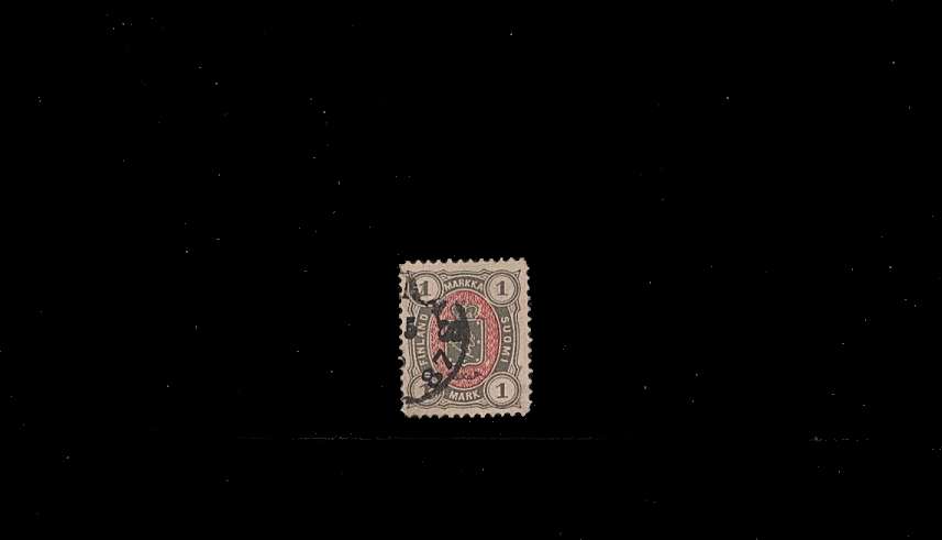1m Drab and Rose - Perforation 12<br/>
A fine used stamp.<br/>
SG Cat 28
<br/><b>QBQ</b>