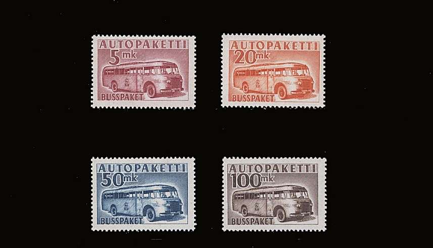 The ''Post Bus'' set of four superb unmounted mint.<br/>SG Cat 85