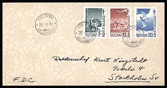 Tuberculosis Felief Fund single
<br/>on a First Day Cover<br/><br/>




