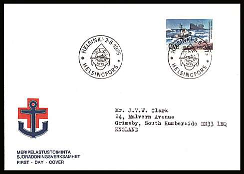 International Salvage Conference single
<br/>on an illustrated First Day Cover with special cancel<br/><br/>


Note: The MICHEL catalogue prices a FDC at x6 times the used set price