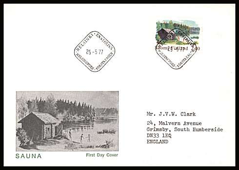 2m Sauna definitive value
<br/>on an illustrated First Day Cover with special cancel<br/><br/>


Note: The MICHEL catalogue prices a FDC at x6 times the used set price