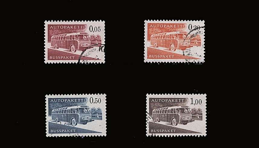 The ''Post Bus'' set of four superb fine used.
SG Cat £23