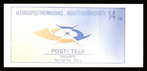 350th Anniversary of Posts and Telecommunications Service
<br/>complete booklet containing pane SG1138a