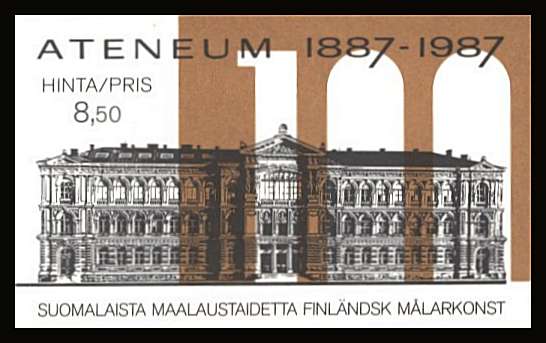 Centenary of Ateneum Art Musem
<br/>
complete booklet containing pane SG1123a