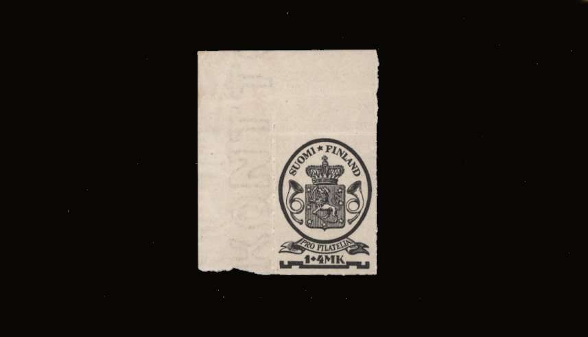 Granberg Collection fund single<br/>superb unmounted mint from the NW corner of the sheet.