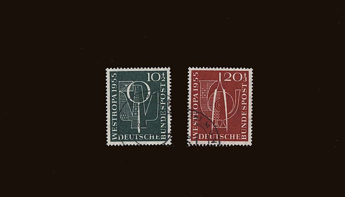 Postal Stamp Exhibition<br/>
A superb fine used set of two<br/>SG Cat £27.50
<br/><b>QAL</b>