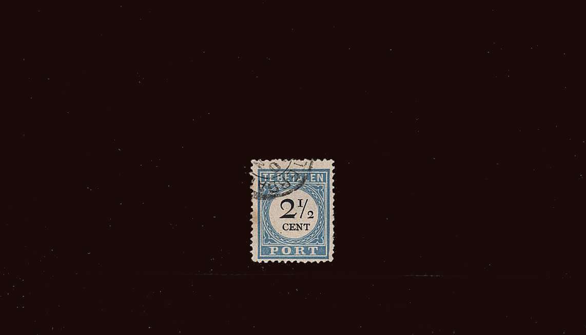 2½c Pale Blue and Black - TYPE II<br/>A superb fine used single<br/>SG Cat £31