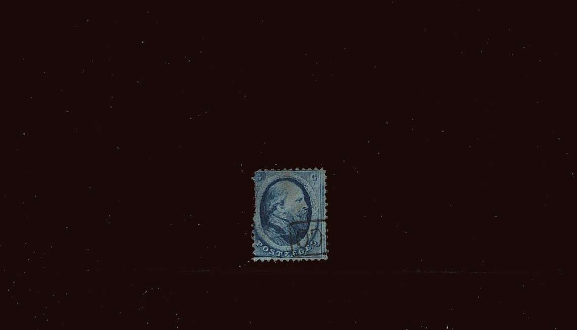 5c Blue<br/>A superb fine used spacefiller single with a thin.<br/>SG Cat £25