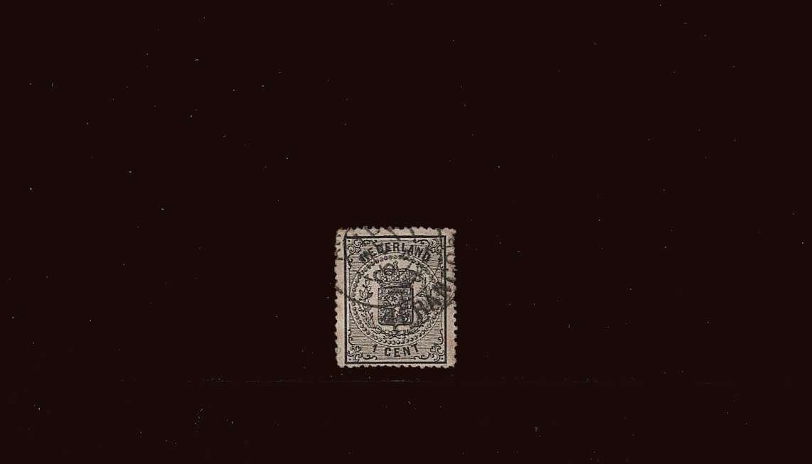 1c Black<br/>
A fine used stamp<br/>
SG Cat £110