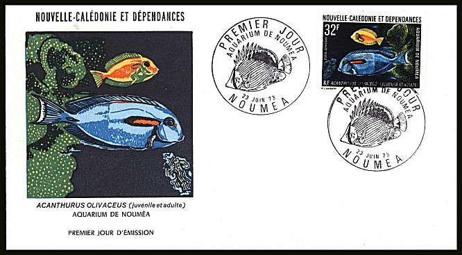 Marine Fauna odd value illustrated First Day Cover.<br/>
Note no premium has been applied because its a FDC - Item is priced on the used value only.