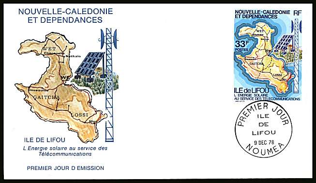 Solar Energy single on illustrated First Day Cover.<br/>
Note no premium has been applied because its a FDC - Item is priced on the used value only.