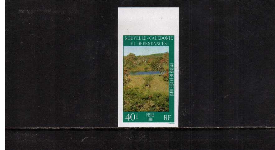 Landscapes 40F - West Coast - IMPERFORATE PLATE PROOF superb unmounted mint.