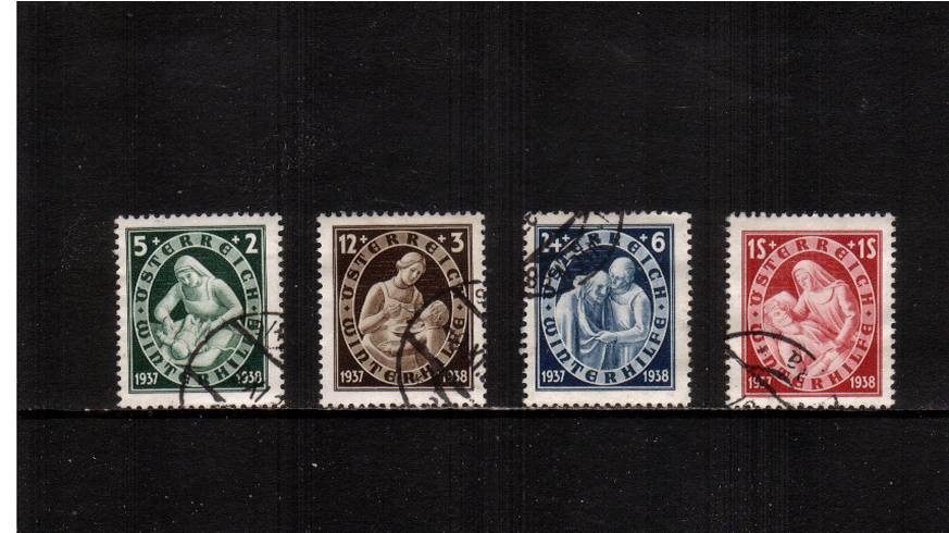 Winter Relief Fund.<br/>A superb fine used set of four