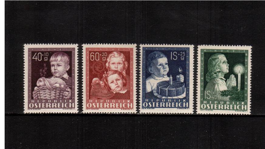 Child Welfare Fund<br/>A fine very lightly mounted mint set of four