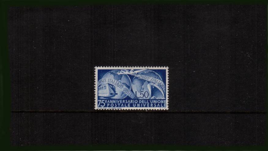75th Anniversary of Universal Postal Union<br/>A fine lightly mounted mint single. SG Cat 120