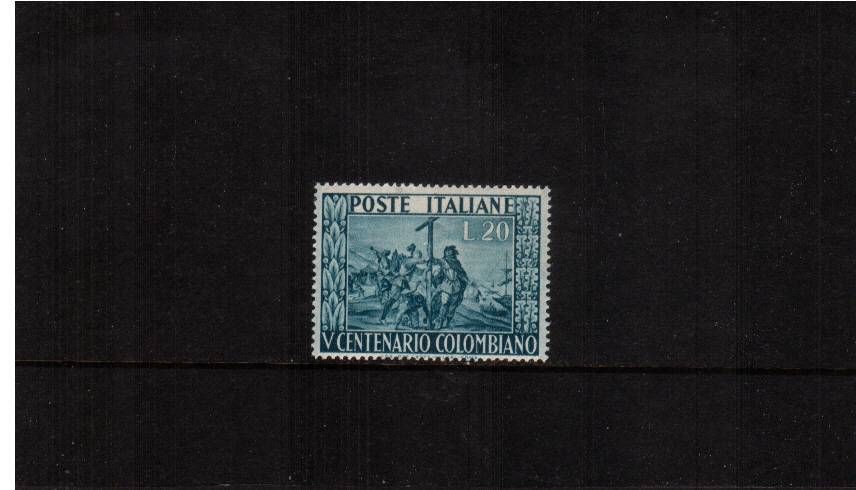 Fifth Birth Centenary of Columbus<br/>A fine lightly mounted mint single. SG Cat 38.00